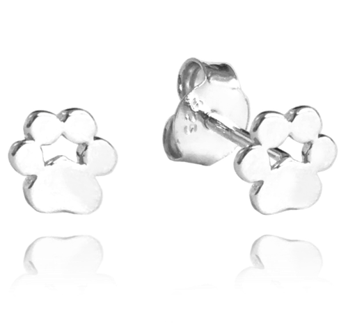 Kolczyki srebrne ŁAPY na Arena.pl