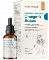 MOTHER'S PROTECT OMEGA 3 DLA DZIECI Ultraczyste Kwasy tłuszczowe 30 ML