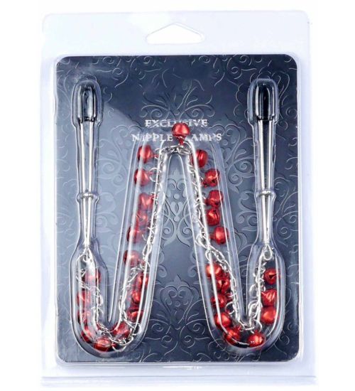 Klamry czerwone koraliki zdjęcie 4