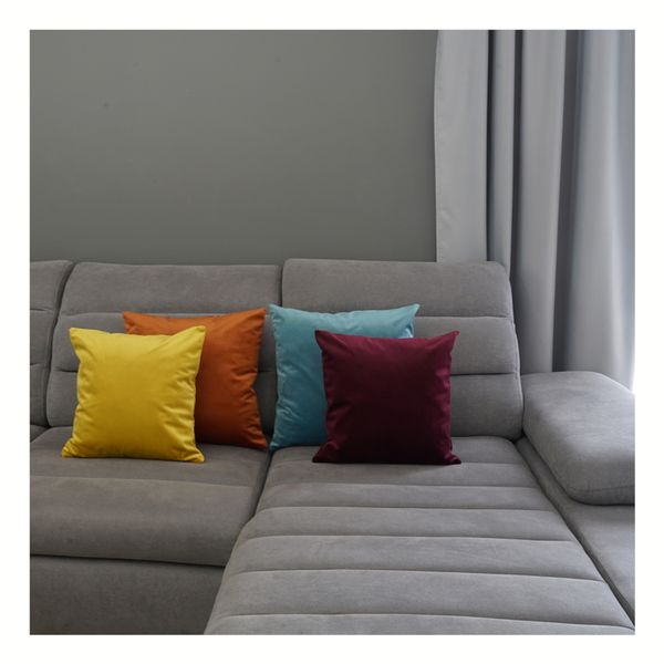 Poszewka 40x40cm BURGUND FIOLETOWY Poduszka Aksamitna Ozdobna zdjęcie 3