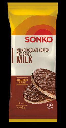 Sonko Wafle ryżowe w czekoladzie mlecznej 65 g (4 sztuki) na Arena.pl