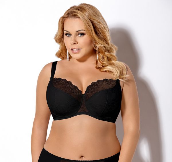 BIUSTONOSZ GORSENIA K357 BLANCA, CZARNY, 100E zdjęcie 5