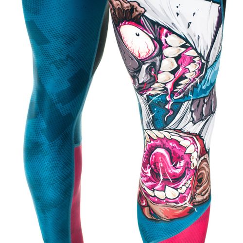 Legginsy męskie MONKEY NIEBIESKI L na Arena.pl