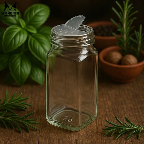 SZKLANE POJEMNIKI NA PRZYPRAWY 24x SŁOICZKI + 200 ETYKIET PRZYPRAWNIK na Arena.pl