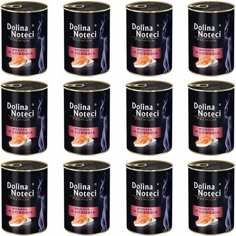 Karma dla kota DOLINA NOTECI Łosoś 24 x 400 g na Arena.pl