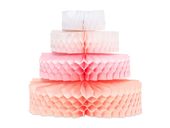 Dekoracja bibułowa honeycomb Tort, 23 cm