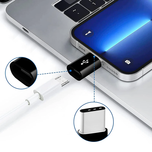 ADAPTER PRZEJŚCIÓWKA micro USB - USB TYP C USB-C na Arena.pl