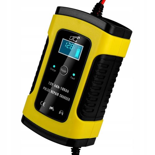 MOCNY PROSTOWNIK AUTOMATYCZNY SAMOCHODOWY LCD 100Ah LCD 12V 6A na Arena.pl