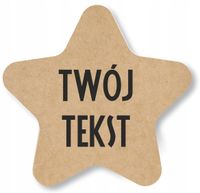 Naklejki ETYKIETY REKLAMOWE nadruk z twój tekst grafika + projekt w cenie