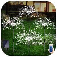4X LAMPA SOLARNA WBIJANA OGRODOWA WODOODPORNA CZUJNIK ZMIERZCHU DMUCHAWIEC
