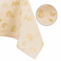 TCLOTH/AH/CHRISTMASSTORY/HMD/GOLD/40X140