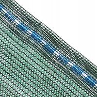 SIATKA CIENIUJĄCA 1,5x25m MASKUJĄCA OGRODZENIE 90% Czarna BLOK UV + Opaski