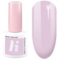 HI HYBRID Lakier hybrydowy #208 Bright Pink 5ml