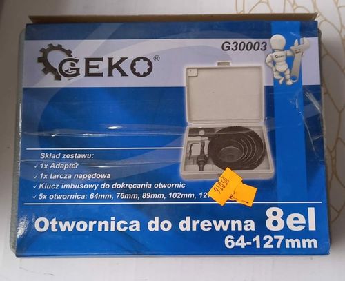 Geko G30003 zestaw otwornic 8-częściowy 64-76-89-1 na Arena.pl