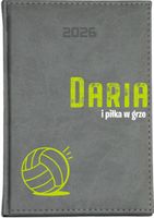 Stylowy kalendarz Z TWOIM TEKSTEM A5 2026 TYGODNIOWY terminarz PREZENT