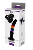 Colourful Love Strap On Solid Dildo