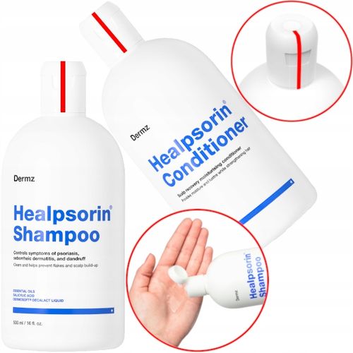 ZESTAW Dermz Healpsorin Szampon Odżywka Łuszczyca na Arena.pl