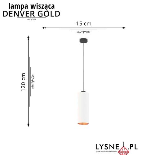 Lampa wisząca DENVER GOLD na Arena.pl