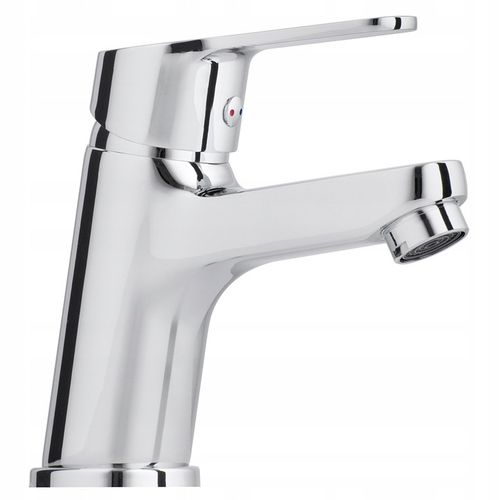 Bateria umywalkowa stojąca chrom srebrna kran do łazienki YOKA HOME na Arena.pl