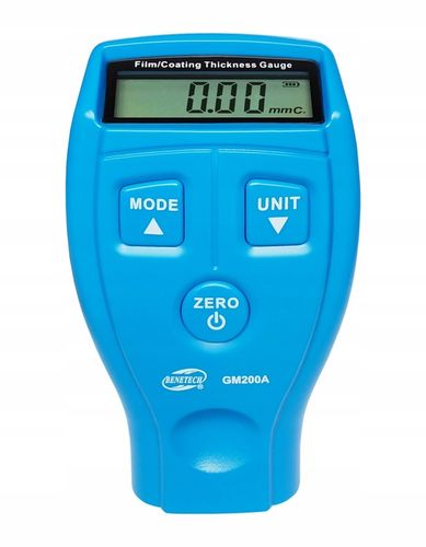 MIERNIK TESTER CZUJNIK GRUBOŚCI POWŁOKI LAKIERU MATERIAŁÓW STAL ALUMINIUM na Arena.pl