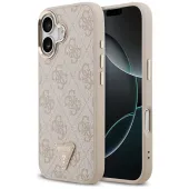 etui guess 4g triangle logo magsafe na iphone 17 - różowo-złote