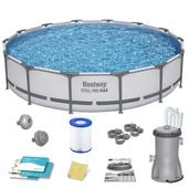 Basen ogrodowy stelażowy 427 x 84 cm 10w1 Bestway 56595
