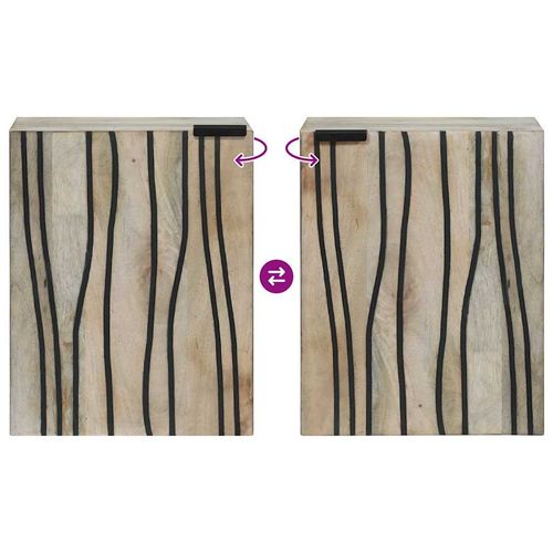 Szafka umywalkowa z półką Brązowy i czarny 38 x 33.5 x 48 cm na Arena.pl