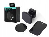 SAMOCHODOWY ROZDZIELACZ 4xUSB QC PD 40W MAGNETYCZNY MOCNY UCHWYT DO KRATKI