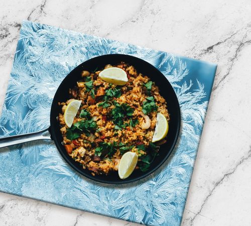 SZKLANA DESKA NA KUCHENKĘ 60x52 039A LÓD na Arena.pl