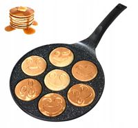 Patelnia do jajek i placków Zilner Premium 26 cm non-stick czarna