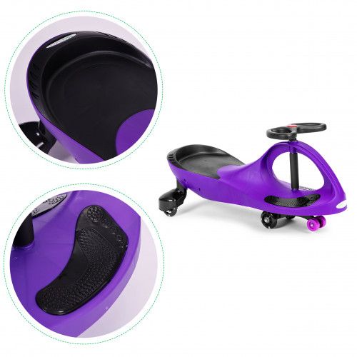 JEŹDZIK GRAWITACYJNY ECOTOYS LED 70KG DLA DZIECI 3+ FIOLETOWY na Arena.pl