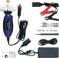 Ostrzałka do Łańcuchów Pił Elektryczna 12V 55W 25000RPM 5 Kamieni Czarna