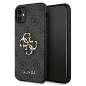 Guess GUHCN614GMGGR iPhone 11 6,1" / Xr szary/grey hardcase 4G Big Metal