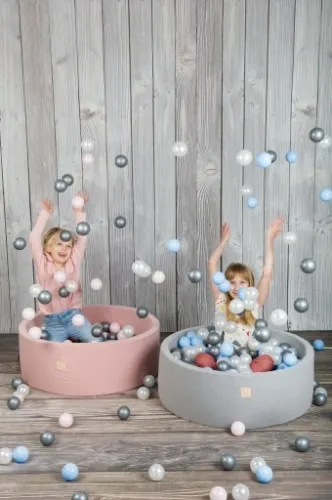 Suchy Basen Smart z Kulkami Piłeczkami Szary + 200 Kulek | Polski Producent na Arena.pl