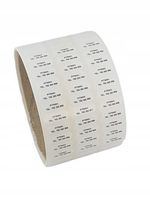 PLOMBA GWARANCYJNA KRUSZĄCA BIAŁA 15*5 mm 1000 szt