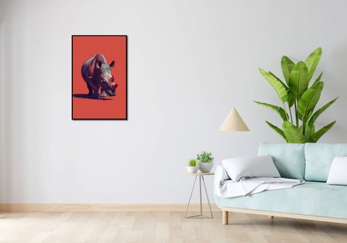 Plakat 53x81cm Marszujący Gigant na Arena.pl