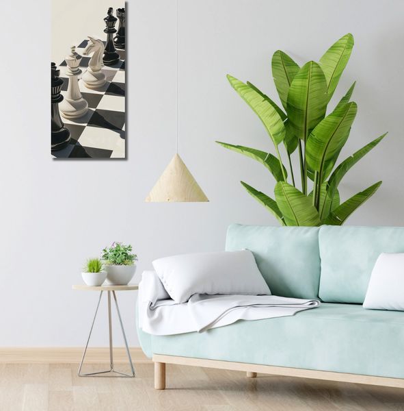 Obraz 30x70cm Szach i Mat zdjęcie 2