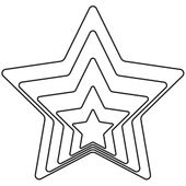 5x Wykrawacze Gwiazda Gwiazdka Foremki do Ciastek Ciasteczek Pierników