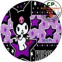 Opłatek na tort Kuromi