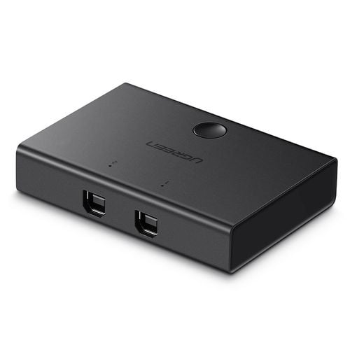 switch adapter przełącznik przejściówka 2x usb-b - usb-a - czarny na Arena.pl