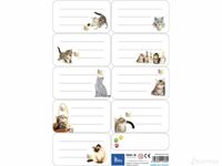 NAKLEJKI NA ZESZYT KN001-06 TETIS