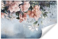 Fototapeta Do Salonu KWIATY Natura Liście Ombre Efekt 3D 368cm x 254cm