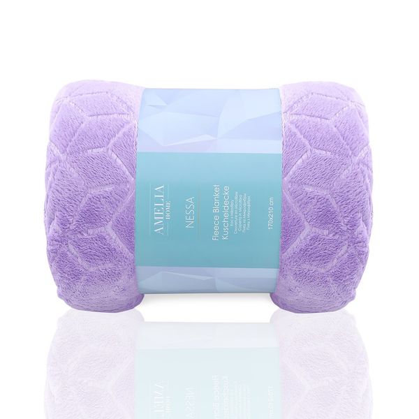 Koc AmeliaHome NESSA LILAC 170X210 zdjęcie 1