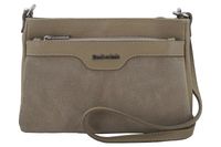 Wizytowa torebka damska skórzana - Beżowa ciemna