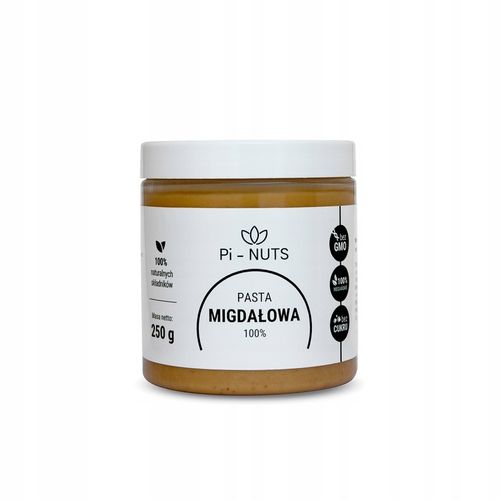 PASTA MIGDAŁOWA MASŁO MIGDAŁ 100% 250g na Arena.pl