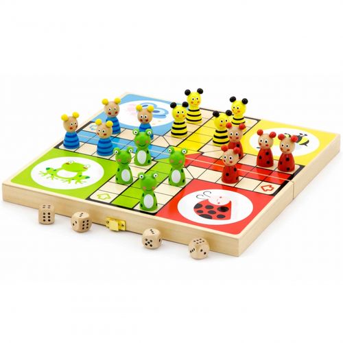 VIGA Drewniana gra Ludo Chińczyk na Arena.pl