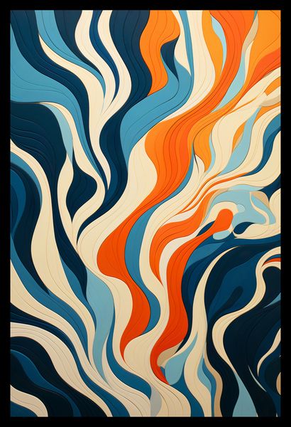 Plakat 30x45cm Oceaniczne Fale zdjęcie 2