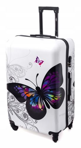 DUŻA WALIZKA PODRÓŻNA TURYSTYCZNA NA KÓŁKACH TORBA XXL ABS na Arena.pl