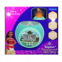 Lexibook Moana z Disney Vaiana Budzik - Zegar z projektorem RL977VN