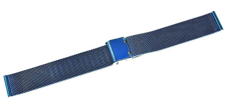 Bransoleta IPBL Niebieska Mesh 18 mm JK18BL zdjęcie 3